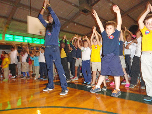 MBHS Foundation Gifts in Action - Rebecca Alexander Rewards Winners of GoNoodle Contest